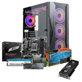 AMD Ryzen 5 8400F Tray + Fan MSI PRO B650M-P Motherboard 1TB SSD 16GB Ram RTX 5060 EAGLE MAX OC 8GB Xander VELOX 700W ARGB FAN​ 80 PLUS Case