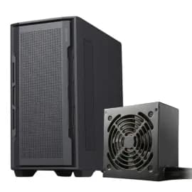 Cougar Uniface CGR-5C78B ATX Mid Tower Case + Atlas CGR BA-750 750W 80+ Bronze PSU - Black