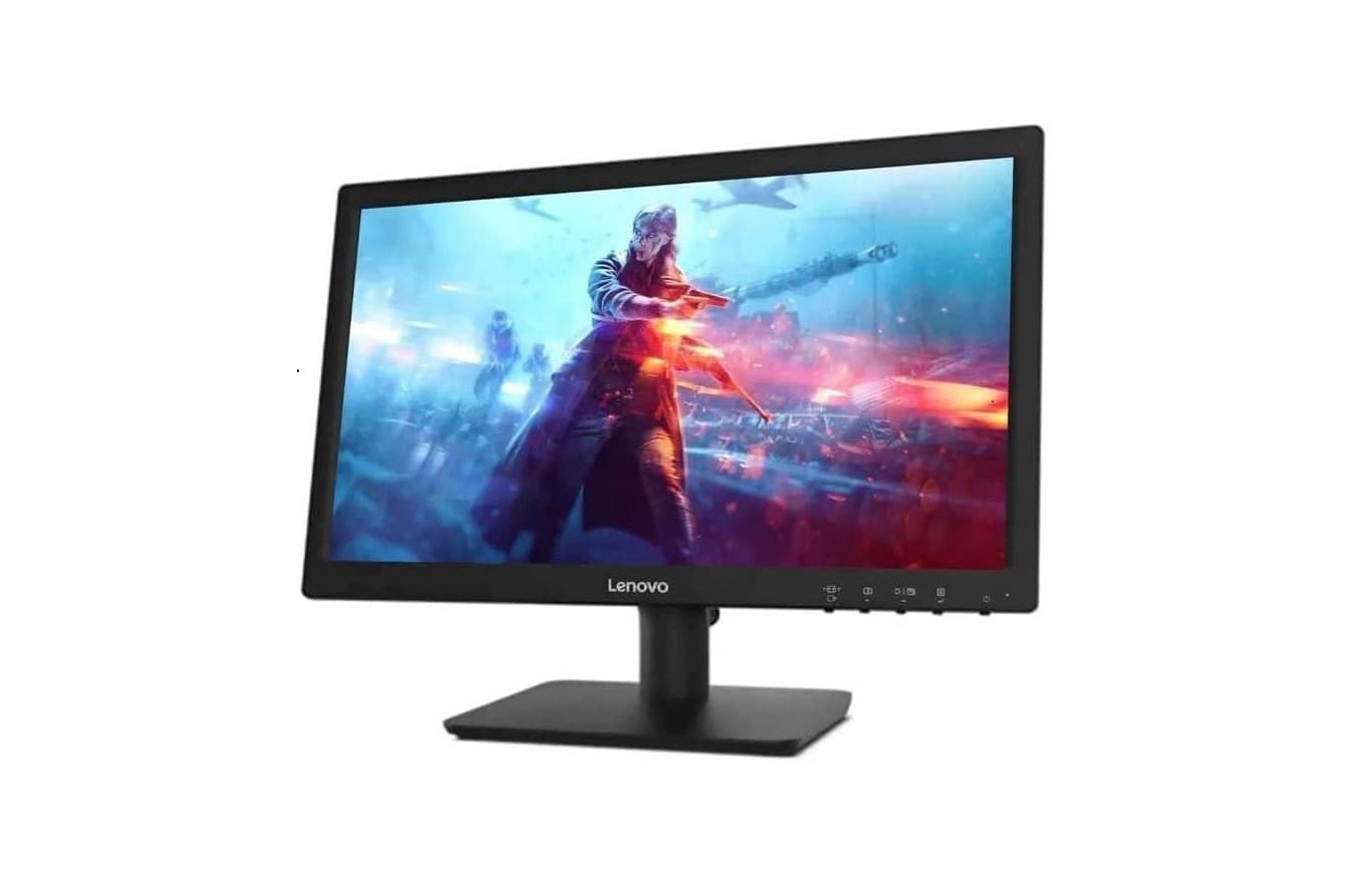 Lenovo D19-10-61E0-18 .5 INCH (46.99 cm) 1366 X 768 Pixels Led Hd TN panel 5ms  HDMI -VGA Port -1YEAR