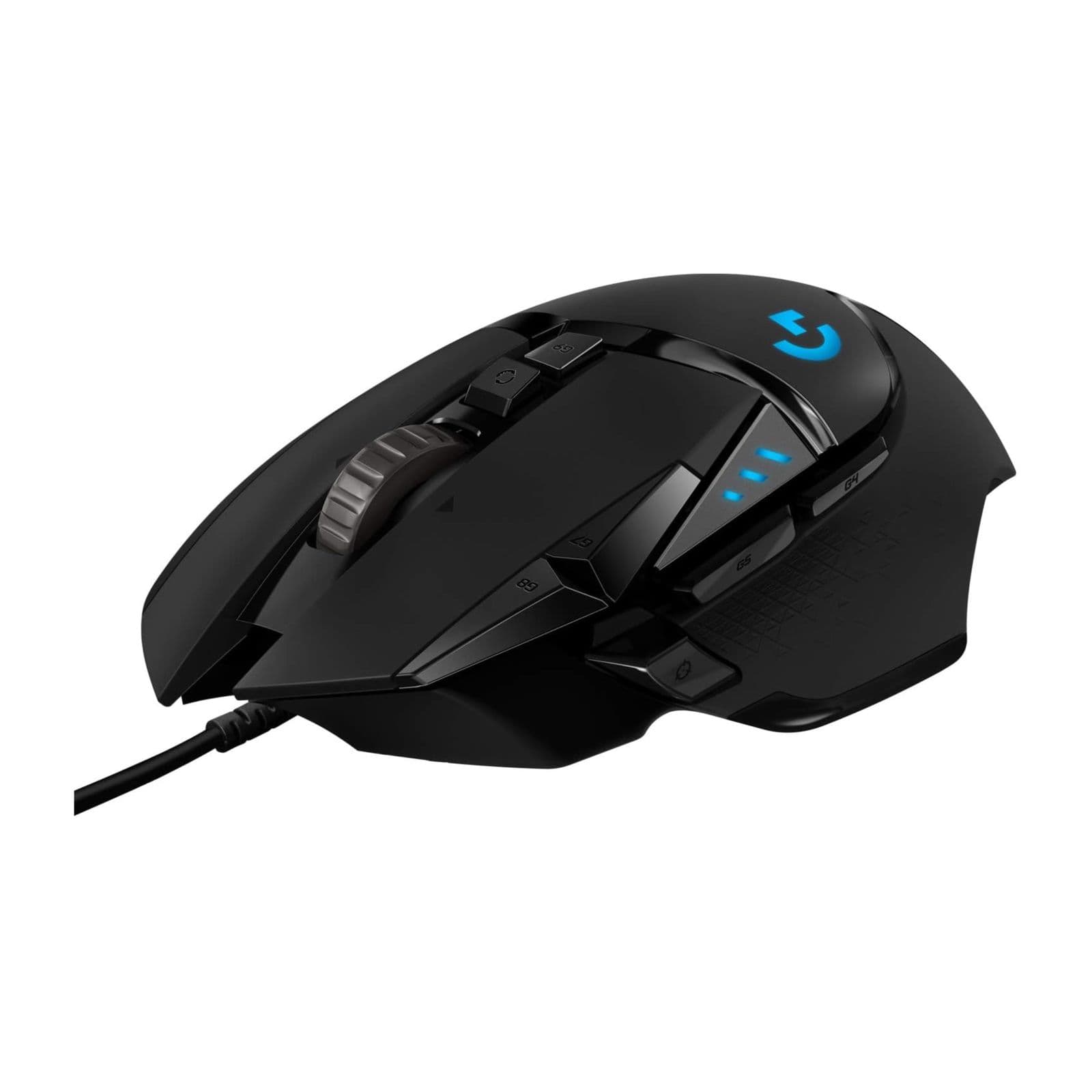 MOUSE Logitech G502 HERO RGB High Performance Wired Gaming 25K Sensor 25 600 DPI-Adjustable Weights 11 Programmable Buttons On-Board Memory PC Mac-2YEAR