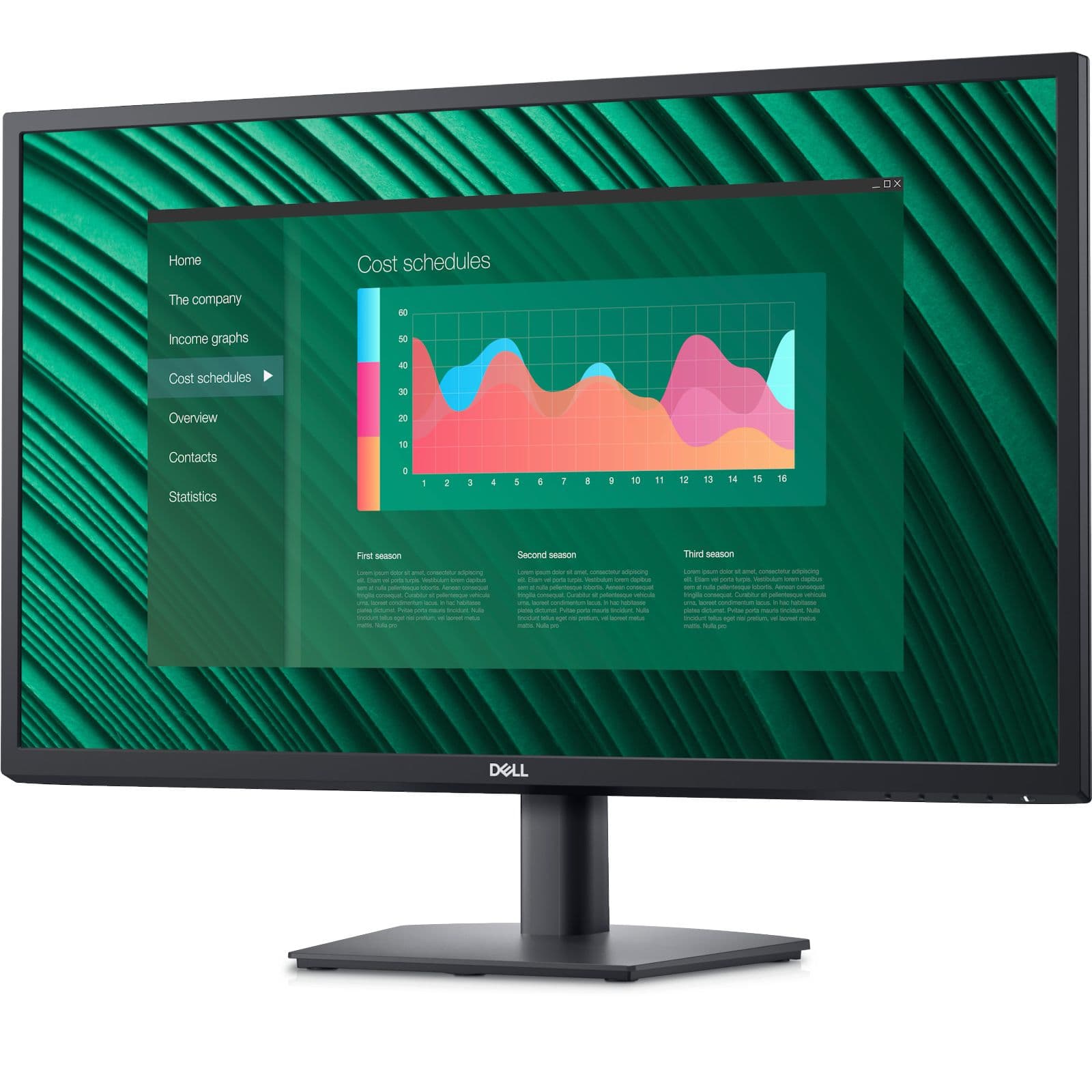 DELL E2723H – 27 INCH Monitor AMD FreeSync FHD 60HZ ,VGA DISPLAYPORT,3YEAR