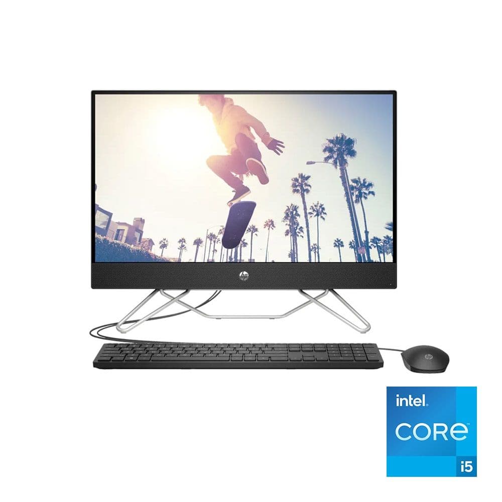 HP All in One 24 CB1490NH INTEL CORE I5-1235U, 8GB RAM ,512GB SSD ,23.8 FHD TOUCH SCREEN, DOS, 1YR, BLACK, (A7DA9EA#BH5)