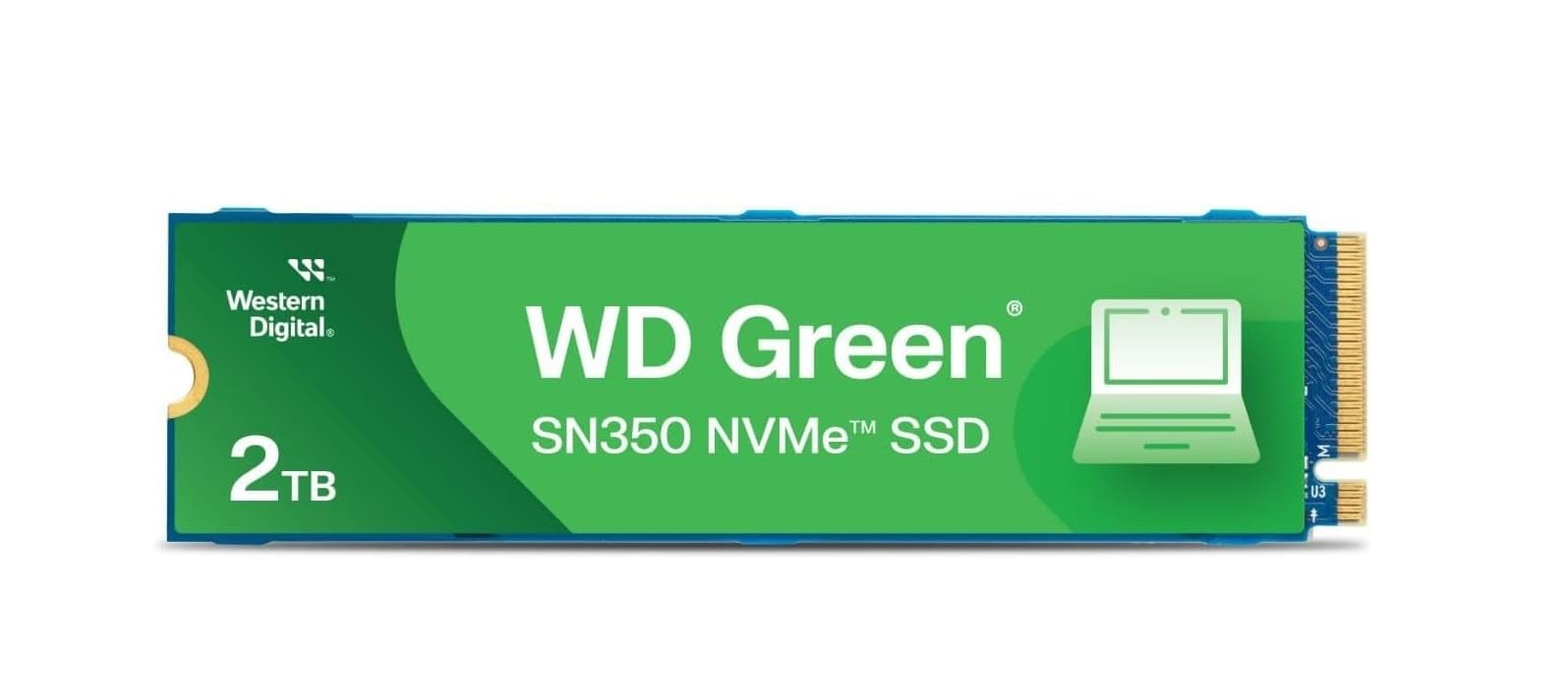 WD Green 2TB M.2 SN3000 HARD NVME SSD Internal Drive PCLE GEN 4.0 , UP TO 5000 , 3YEAR
