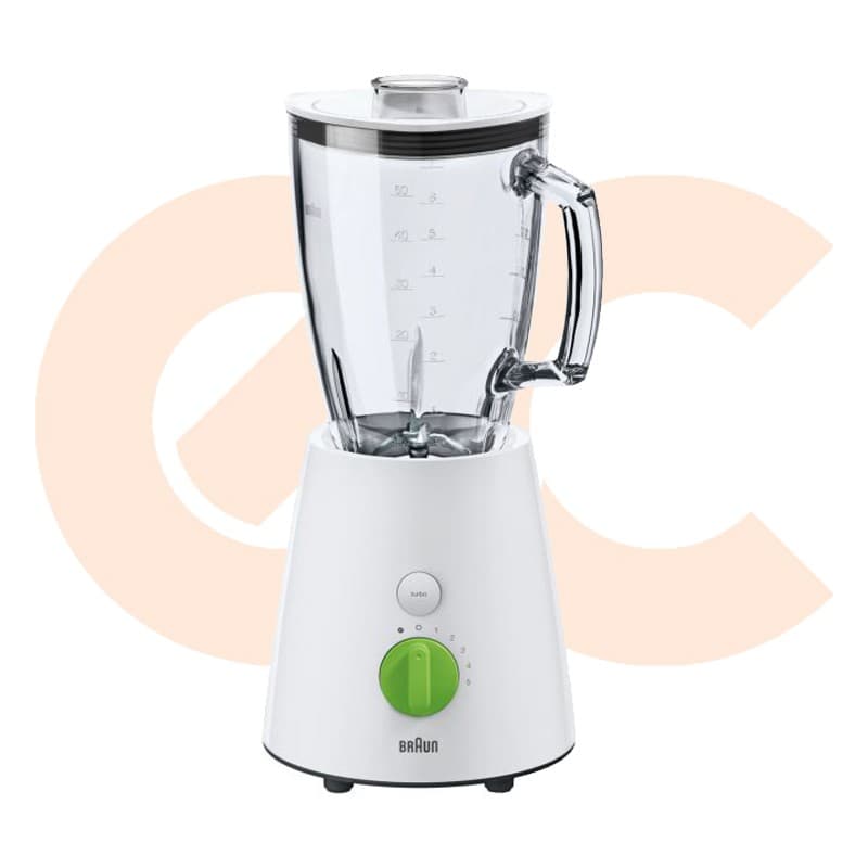 Braun Tribute Collection Jug Blender, 800 Watt, White -JB3060WH