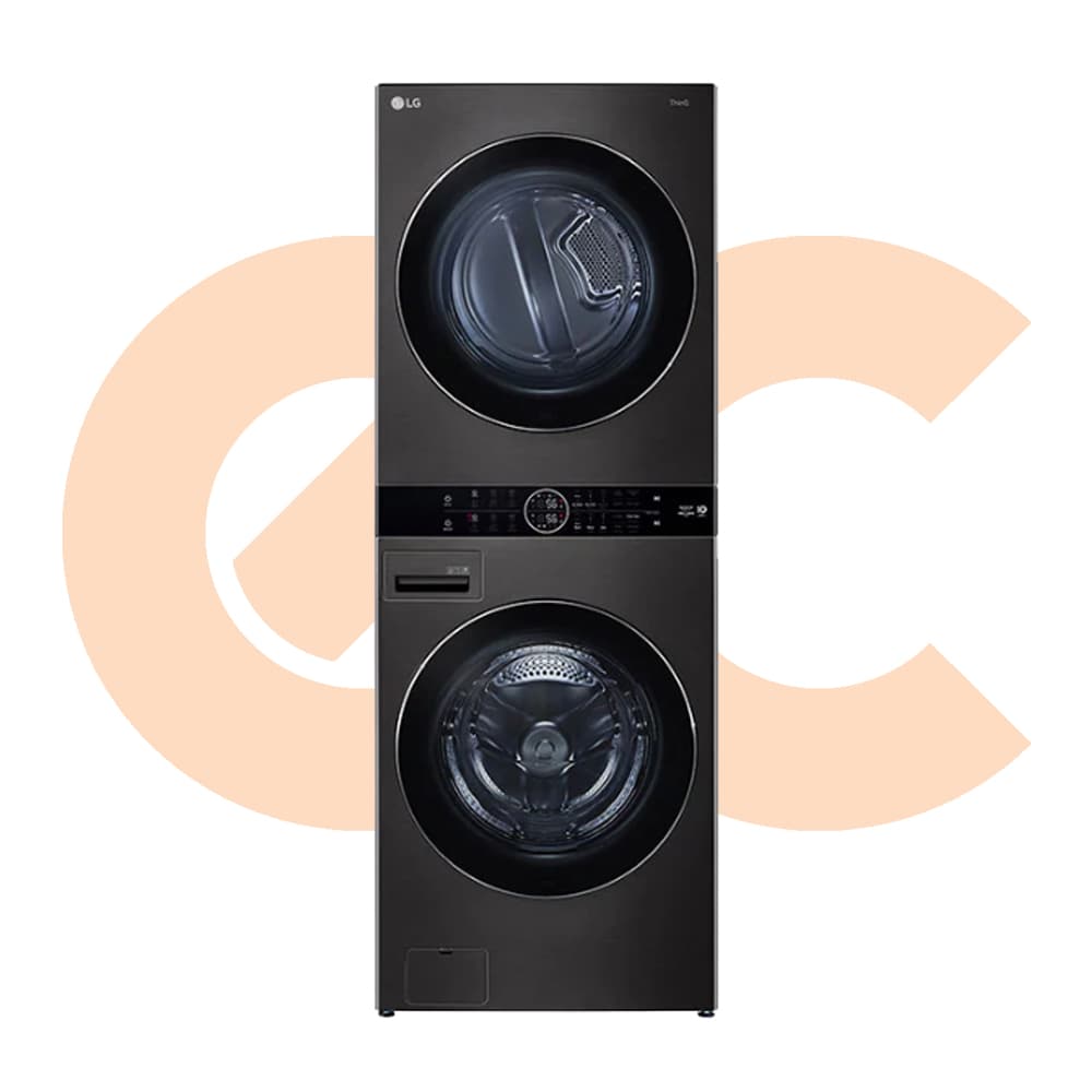 LG Wash Tower with Center Control 21 Kg And 16 Kg Dryer Model FWT2116BS