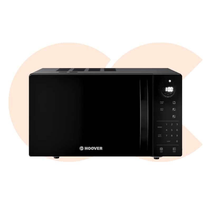 HOOVER Microwave 25 Litre , 900 Watt in Black Color Without Grill-HMW25STB-EGY