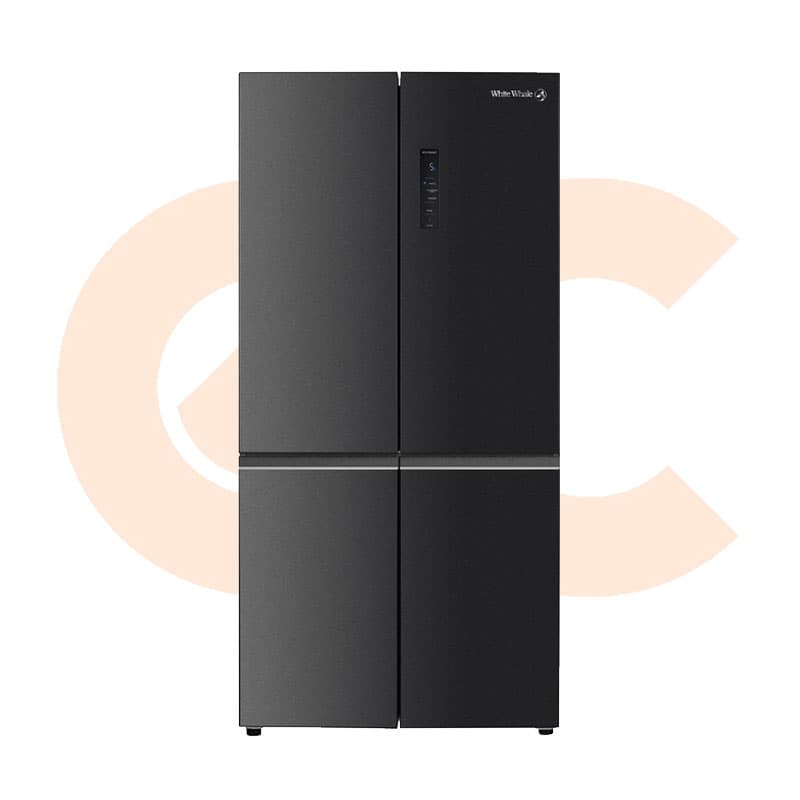 Refrigerator White Whale  540 liter Free Stand Inverter Digital  4 Doors Black Model WR-9399AB-INV