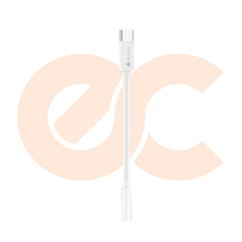 محول بادي USB-C الى 3.5 ملم، ابيض - BU-J32