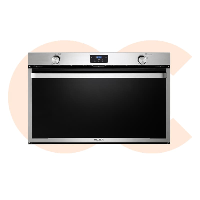Elba Gas Oven With Gas Grill 106 Liters Fan Digital Stainless Steel 90cm Model-ELIO G90