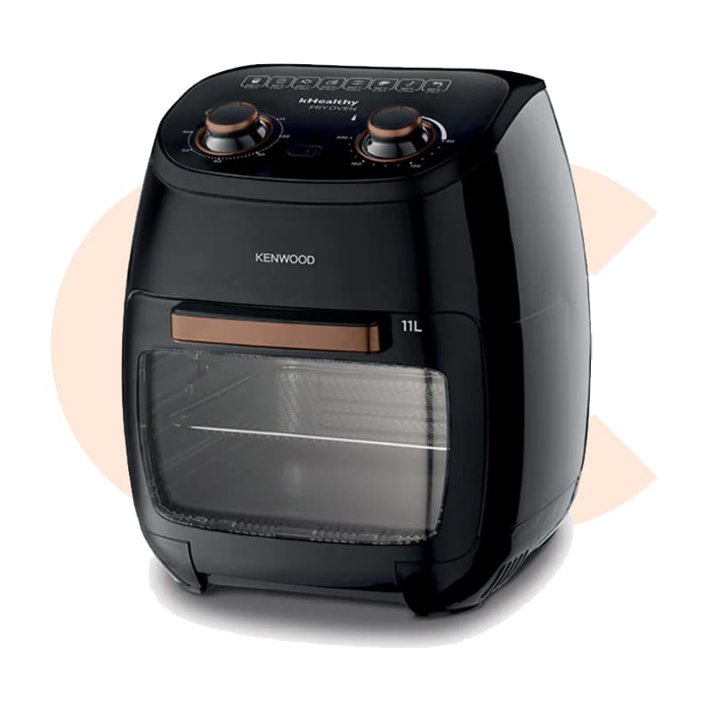 Kenwood Air Fryer Large 11 Liters 2000w Capacity Black Color Model – HFP90.000BK