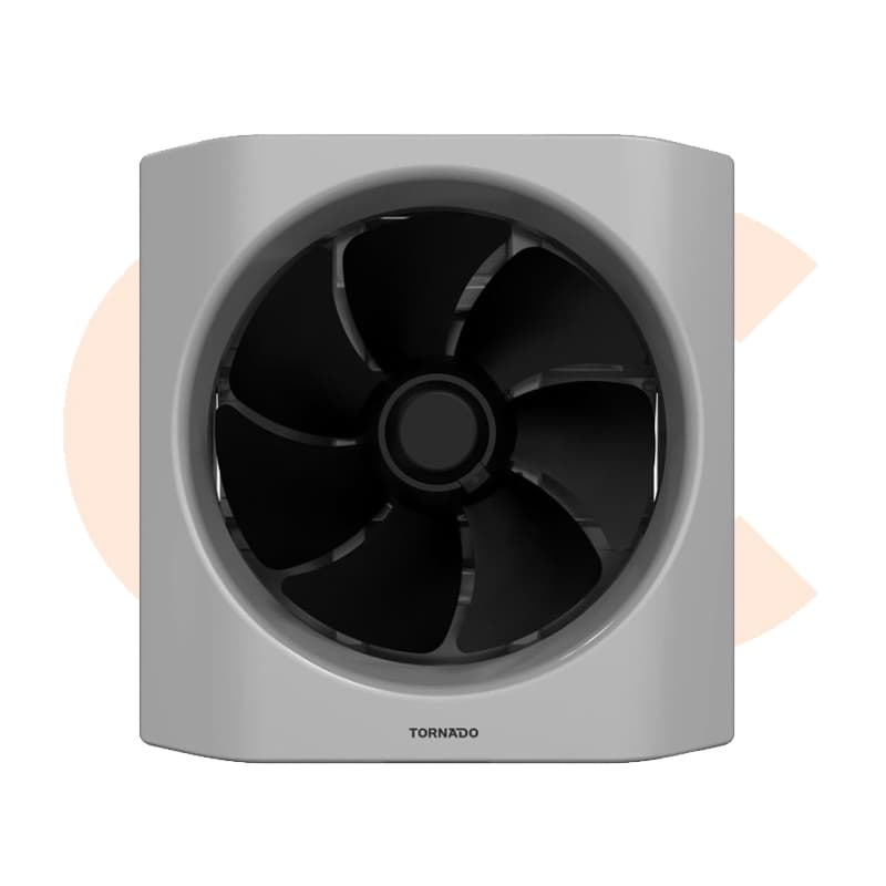 TORNADO Kitchen Ventilating Fan 20 cm Black  Grey Model TVH-20BG
