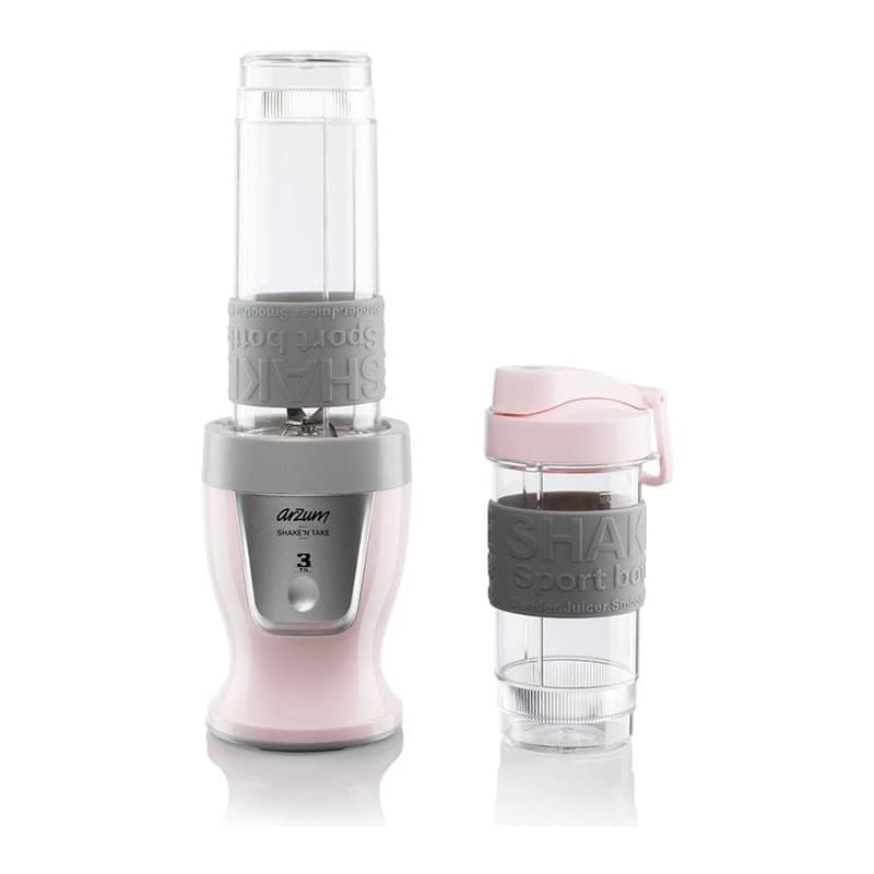 Arzum Shake’N Take Personal Blender, 300 Watt, Rose – AR1032