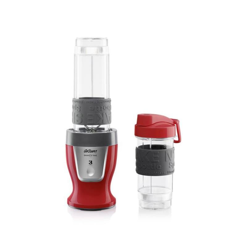 خلاط شخصي ارزم Shake'N Take، 300 وات، لون احمر – AR1032