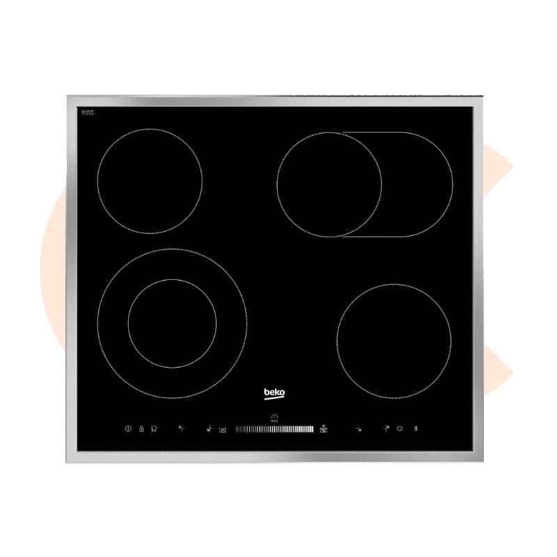 Built-In Hob Beko -In Digital Electric Stove With Timer, 60 Cm – Black –  HIC 64503 TX