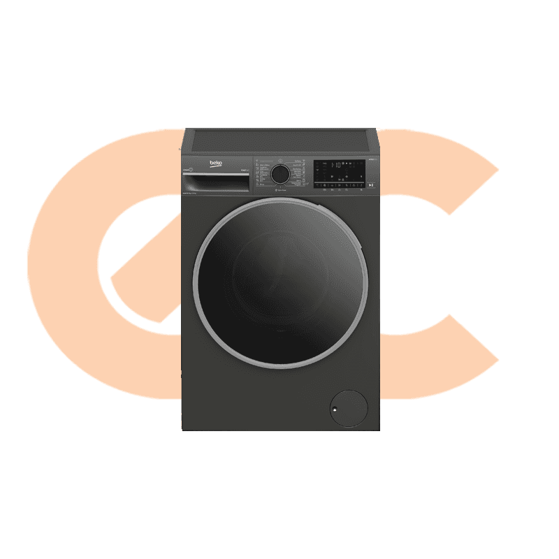 Beko Washing Machine Inverter with a Digital Screen, 1400 RPM, 10 kg/6kg dryer – Grey-BWD10640MCI