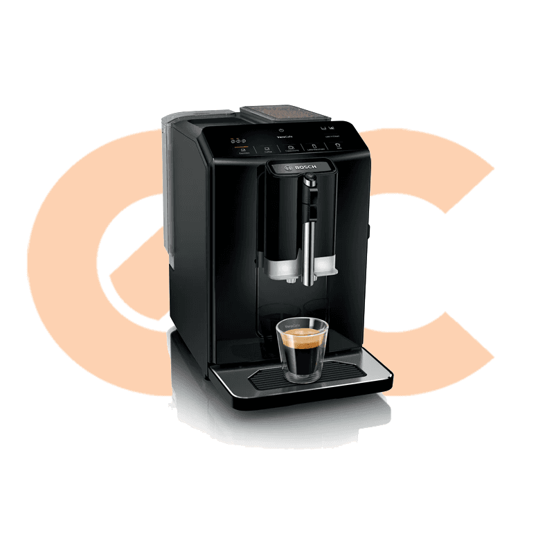 ماكينة اسبريسو أوتوماتيكية بالكامل بوش VeroCafe Piano لون أسود Serie 2 TIE20119