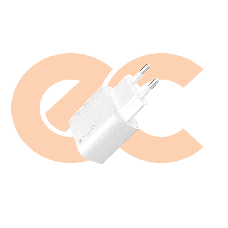 موفي شاحن حائط USB-C 30 وات GaN، أبيض