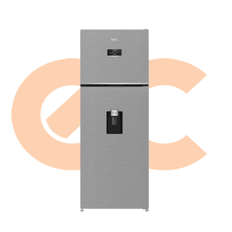 Refrigerator BEKO 477 liter Digital Inverter With Dispenser 2 Doors Silver Model B3RDNE500LDXB