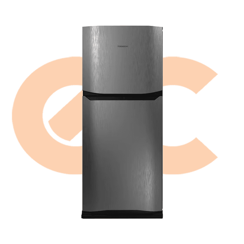 Refrigerator TORNADO Inverter No Frost 395 Liter Dark Stainless RF-51FTV-DST
