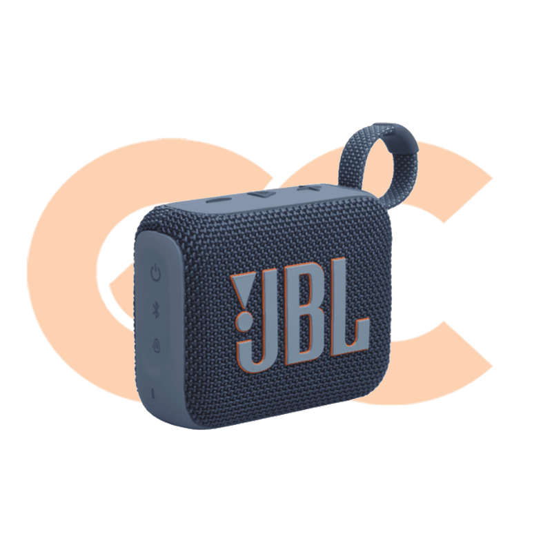 سماعة بلوتوث لاسلكية مقاومة للماء JBL GO 4 زرقاء