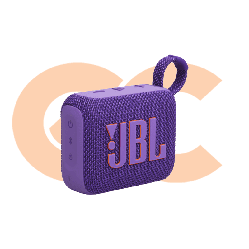 سماعة بلوتوث لاسلكية مقاومة للماء JBL GO 4، لون بنفسجي