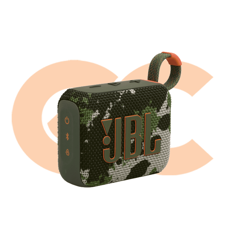 سماعة لاسلكية مقاومة للماء JBL GO 4، لون SQUAD