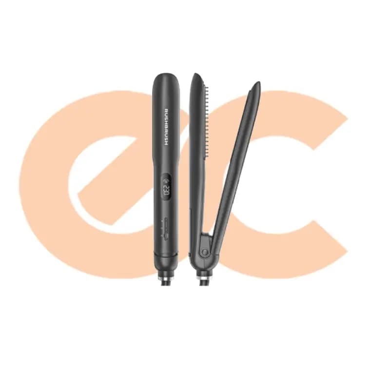 Rush Brush Flat Irons X5 Plus Black
