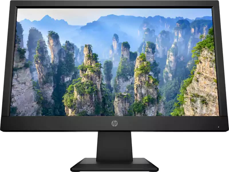 شاشة كمبيوتر اتش بي، LED، مقاس 18.5 بوصة، TN، HD، 60Hz، أسود، 9TN42AS