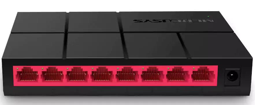 ميركوسيس ديسكتوب سويتش، 8 منافذ، 1000 ميجابت، أسود، MS108G