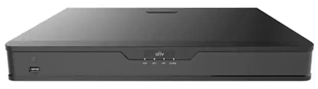 مسجل فيديو شبكي يوني فيو، 16 قناة بدقة 4K، NVR302، أسود
