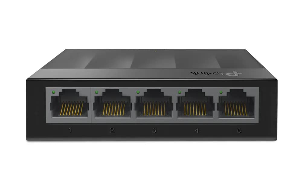 تي بي لينك ديسكتوب سويتش، 5 منافذ، 1000ميجابت، أسود، LS1005G