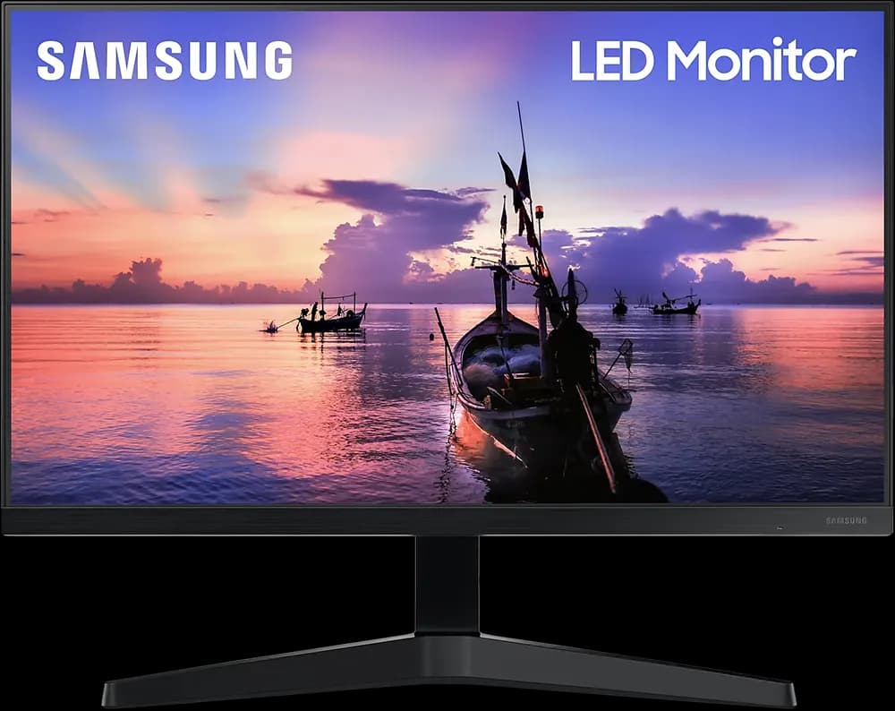 Computer LED Monitor Samsung 27 Inch, FHD, 75Hz, LF27T350FHMXEG