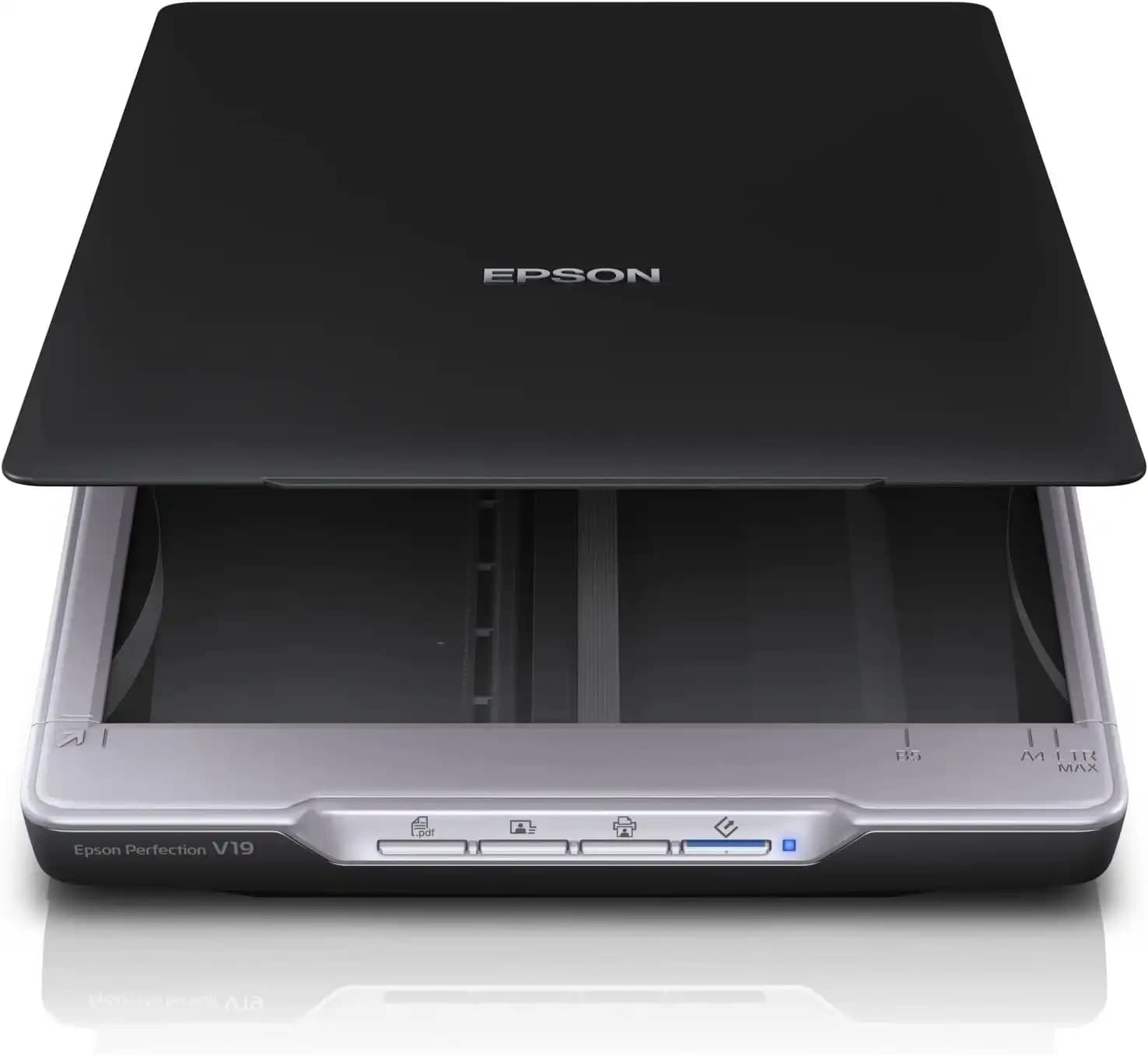 الماسح الضوئي ابسون EPSONV19، سلكي ، للمستندات والصور، مسطح، أسود
