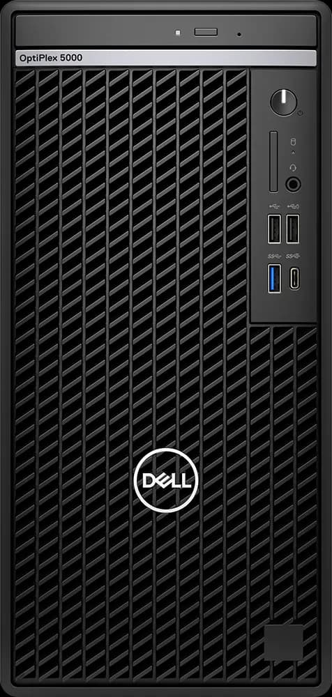 كمبيوتر مكتبي ديل اوبتيبليكس 5000 Intel Core I5-12500 ، رامات 4 جيجابايت ، هارد 1 تيرابايت HDD ، كارت شاشة Intel UHD ، مع كيبورد وماوس ، اسود