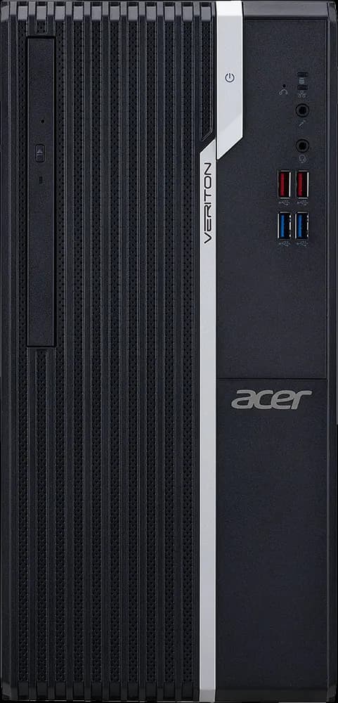 كمبيوتر مكتبي ايسر فيريتون S2680G Intel Core I7-11700، رامات 8 جيجابايت، هارد ديسك 512 جيجابايت SSD، كارت شاشة Intel UHD Graphics 750 مدمج، اسود