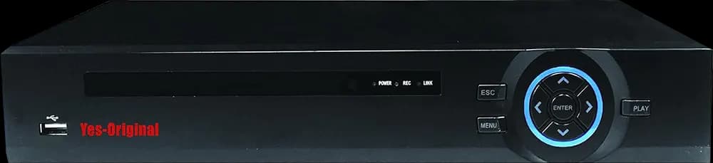 جهاز تسجيل فيديو يس اوريجينال 8 قناة، 5*1، HD H265، USB، أسود، OR.8CH