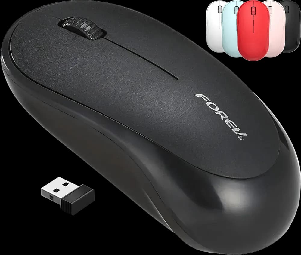 Wireless Mouse Forev, 1600 DPI, 2.4GHz, Multi Color, FV-185