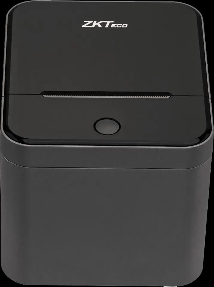 طابعة فواتير حرارية ZKTeco ، USB + LAN، أسود، ZKP8012
