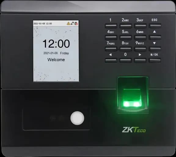 جهاز بصمة zkteco، سعة 50000 معاملة، أسود، MB10-VL