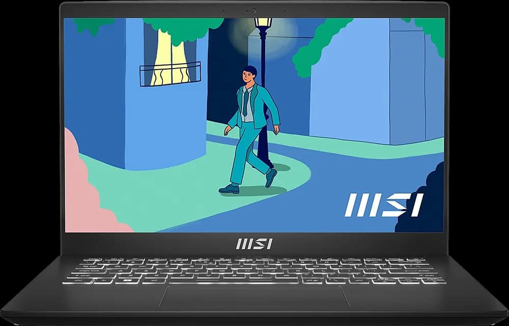 لابتوب ام اس اي Modern 14 C12MO-1075XEG - معالج انتل Core i3-1215U الجيل الثاني عشر - رام 8GB - هارد 256GB SSD - كرت شاشة انتل UHD مدمج - شاشة 14 بوصة FHD - نظام دوس - لون أسود كلاسيك
