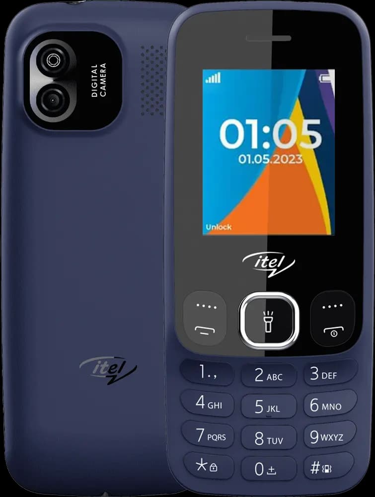 Itel IT2166 Dual SIM Mobile, 4MB Internal Memory, 4MB RAM, Deep Blue