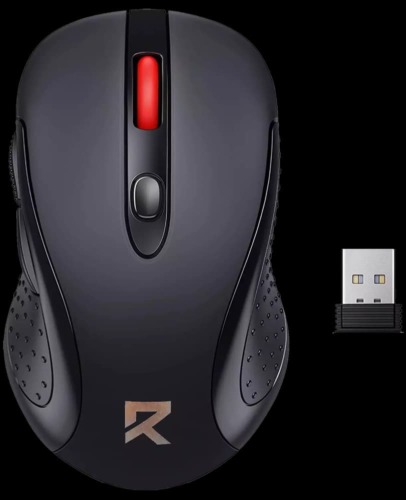 Redragon Wireless Mouse , 2400 Dpi , 2.4G , Black , 6 Months Warranty , BM-2638