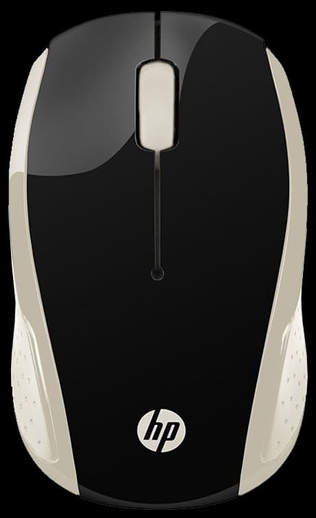HP Wireless Mouse 200 , 1000 DPI , Gold , 2HU83AA#ABB
