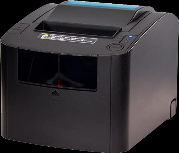 طابعة فواتير حرارية جاينشا، احادية اللون، Serial+USB، أسود، GP-U80300II
