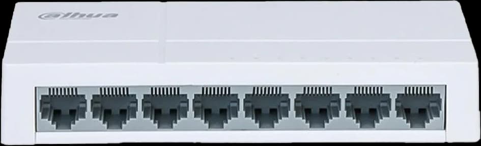 سويتش اثرنت داهوا ، 8 منافذ 10-100 ميجابت في الثانية ، غير مُدار ، DH-PFS3008-8ET-L