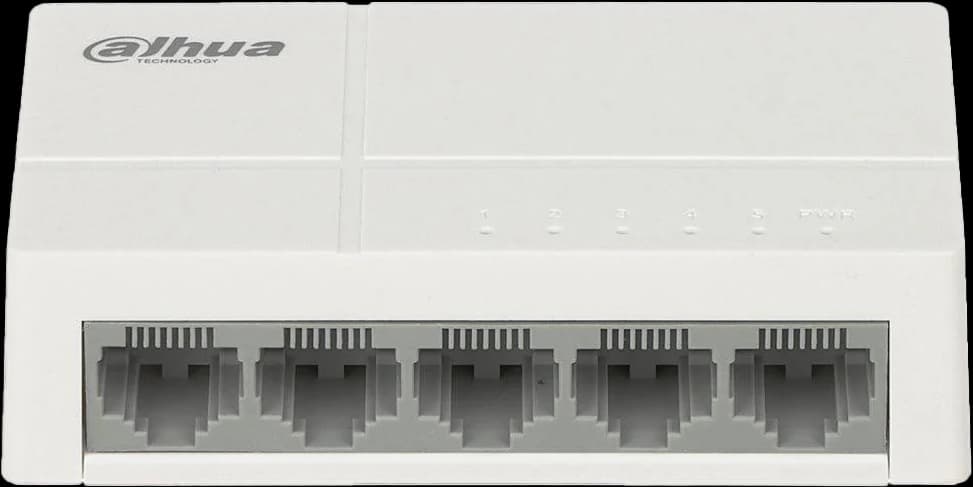 سويتش اثرنت داهوا ، 5 منافذ 10-100-1000 ميجابت في الثانية ، غير مُدار ، DH-PFS3005-5GT-L