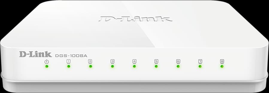 سويتش دي لينك ، 8 منافذ 10-100-1000 ميجابت في الثانية ، DGS-1008A
