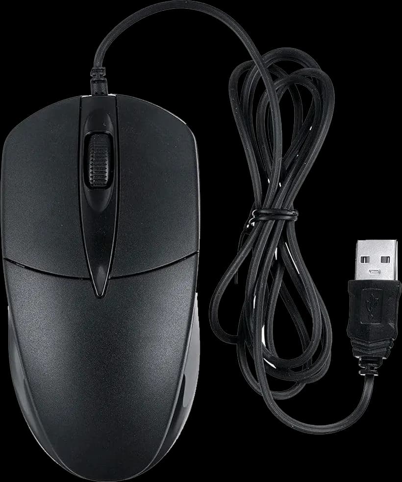 ماوس سلكي Gamma، 1600dpi، USB، أسود، M-105