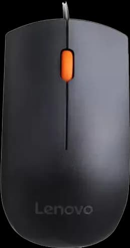 ماوس سلكي لينوفو 300، دقة 1600 DPI، USB، لون أسود، GX30M39704