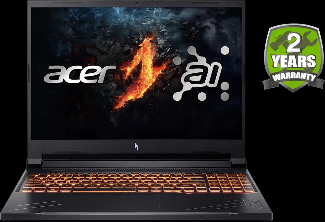 لاب توب جيمنج ايسر نايترو V16-71-79 EO، معالج انتل كور I7-14650HX،رامات 16 جيجابايت، هارد ديسك SSD سعة 512 جيجابايت، كارت شاشة NVIDIA GeForce RTX 4060 سعة 8 جيجابايت، شاشة FHD مقاس 15.6 بوصة، نظام التشغيل ويندوز 11، لون أسود أوبسيديان